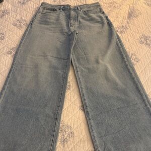 Superwide-Leg Jeans in Ahern Wash: Airy Denim Edition